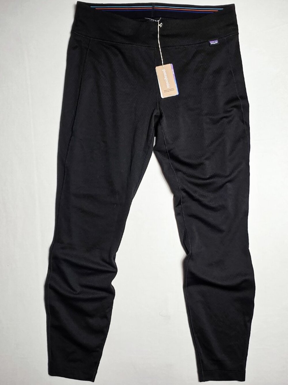Large NWT Patagonia Capilene midweight baselayer legging pants black womens